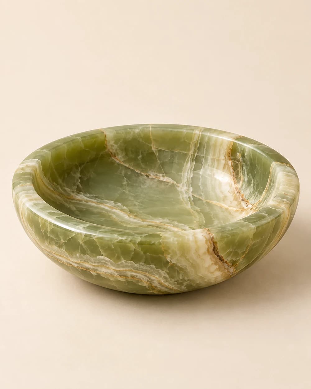 Onyx marble fruit bowl